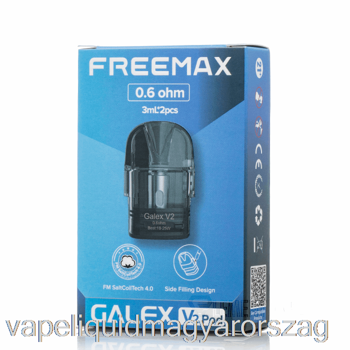 Freemax Galex V2 Cseredobok 0,6 Ohm Galex V2 Pods Vape Folyadék